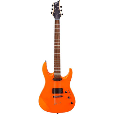 Mitchell MD200 Double-Cutaway Electric Guitar Orange image 3