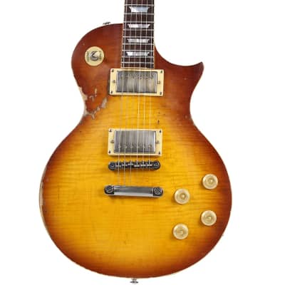 Pre-Order 10S GF Custom 50S Flame Sunburst Aged&Relic Electric Guitar 2018 NAMM Edition image 1