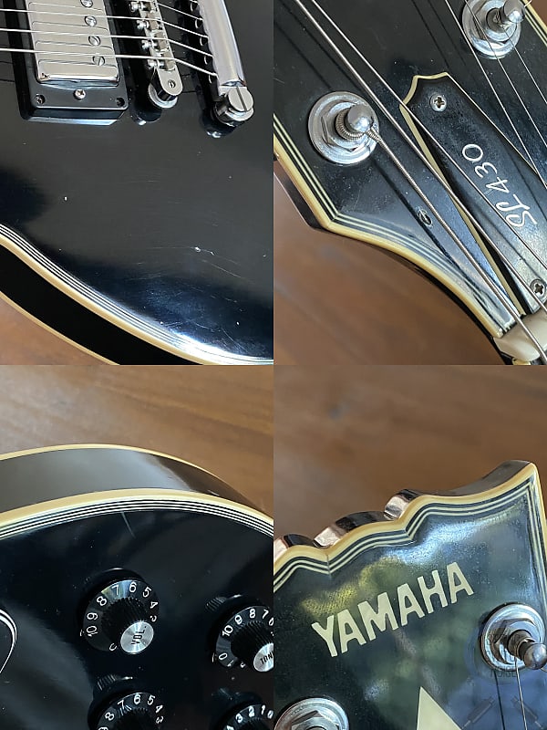 1978 Yamaha SL430 Black Bolt-on Les Paul Custom w/ Yamaha
