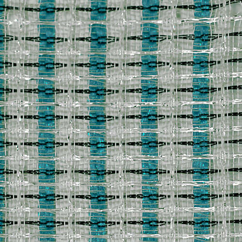 Mojotone Fender Style Tuquoise/White/Silver Grill Cloth 36" Wide image 1
