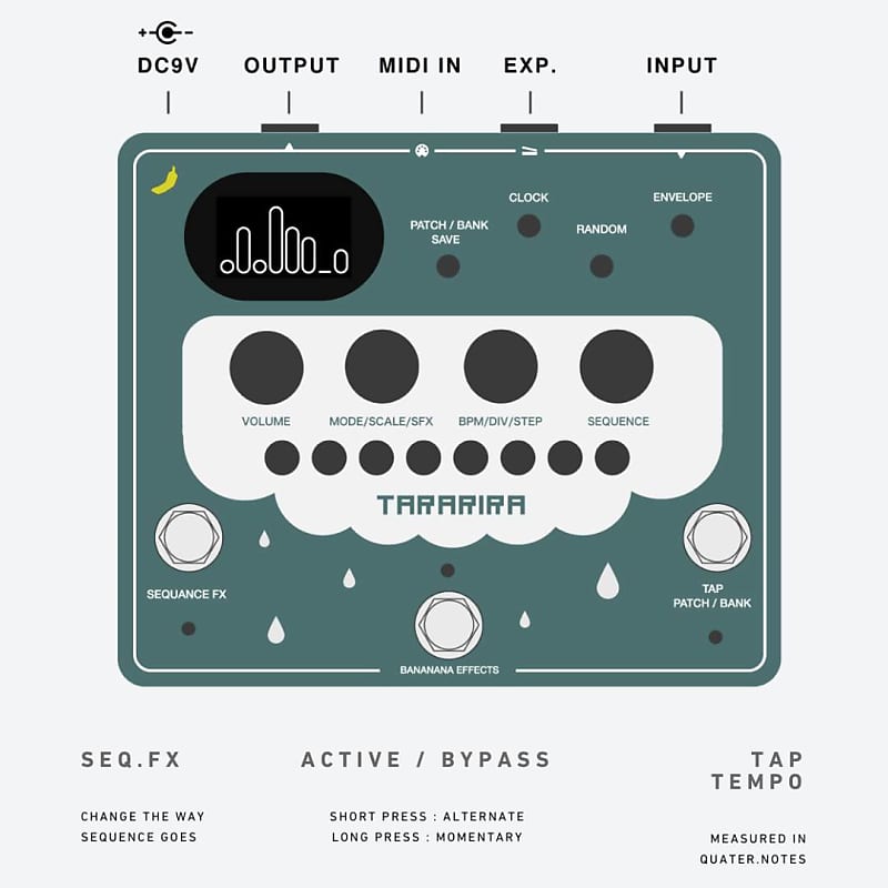 ギター Banana Effects Tararira Arpeggiator 71ic2sh2YSL._UF894,1000_QL80_.jpg
