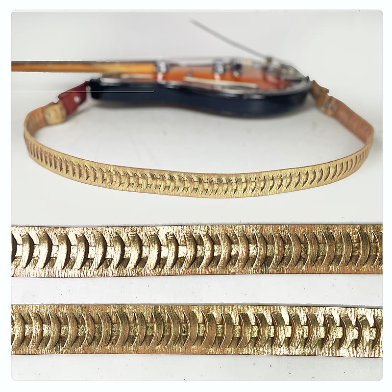 Loft Relics "Gold Chain" guitar strap (Souldier) Reverb UK