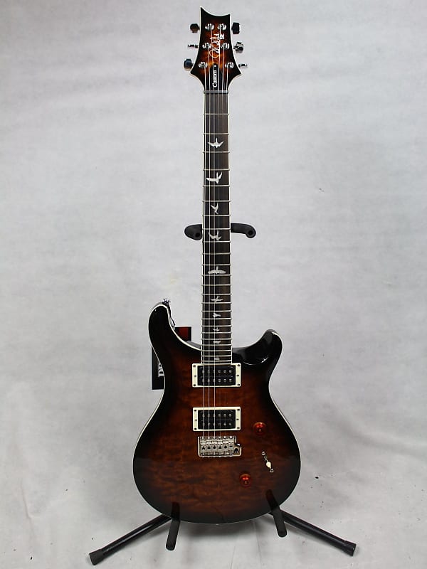 PRS SE Custom 24 Quilt Package Black Gold Sunburst w/ Gig Bag