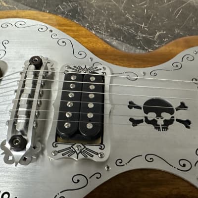 Teye 2014 Teye Electric Gypsy Skally wag Natural Solid Body Electric Guitar image 2