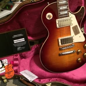 Gibson  les Paul 58 Historic 2016 Bourbon Burst With Bare Knuckle Mules and Faber Upgrades. image 2