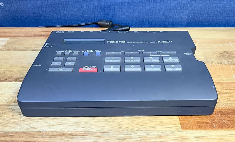 Roland MS-1 Digital Sampler Black 1990s | Reverb