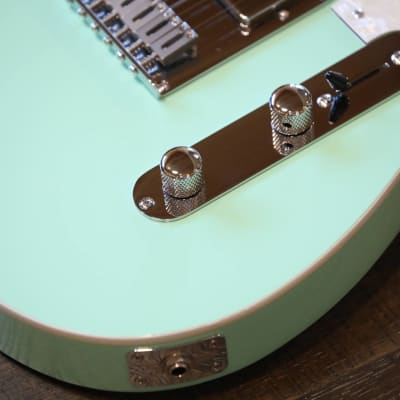 2023 Reverend Cross Cut Solid Body Electric Guitar Oceanside Green + OHSC image 6