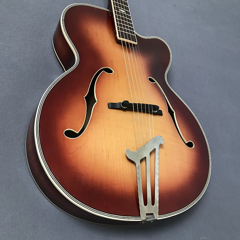 Musima archtop guitar 50s - all solid - vintage German image 1
