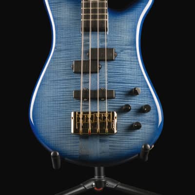 Spector Euro 4 LT Blue Fade Gloss NEW awesome flame maple top for sale
