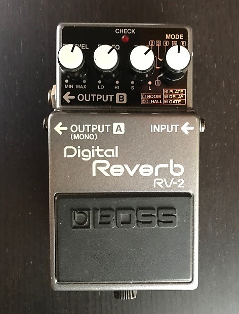 Mint Boss RV-2 Digital Reverb w/Manual, AC Adapter +
