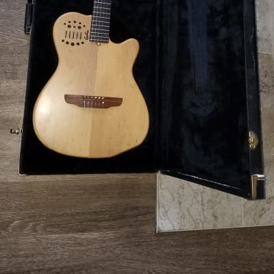 Godin ACS-SA Slim Natural 1998 Natural With Midi Acoustic Electric Guitar With Hard Case Made In Canada image 1