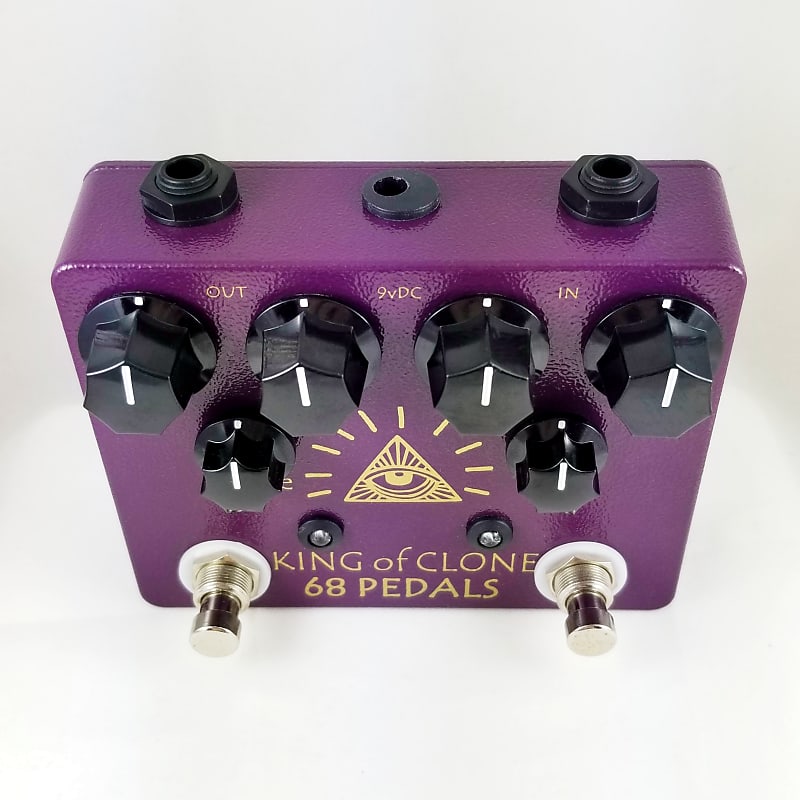 68 Pedals King of Clone Dual Overdrive Pedal | Reverb