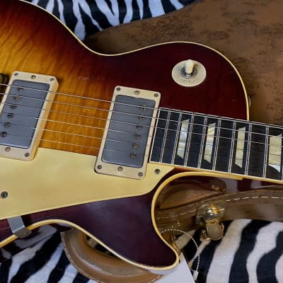NEW ! 2024 Gibson Custom Les Paul Standard Reissue Limited Edition Murphy Lab Heavy Aged Brazilian Rosewood Board - Tom's Tri-Burst - Bigsby - Authorized Dealer - Only 8.5 lbs - G02390 image 3