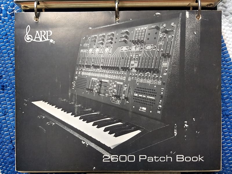 ARP 2600 Original Patch Book & Service Manual Bild 1