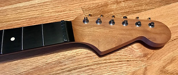 Warmoth Mustang Neck - Roasted Maple with Black Ebony