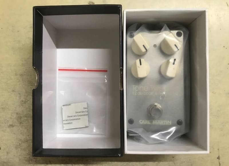 Carl Martin Tone Tweaker 12dB Boost Pedal with 3-Band Equalizer w/ Original box & paperwork image 1
