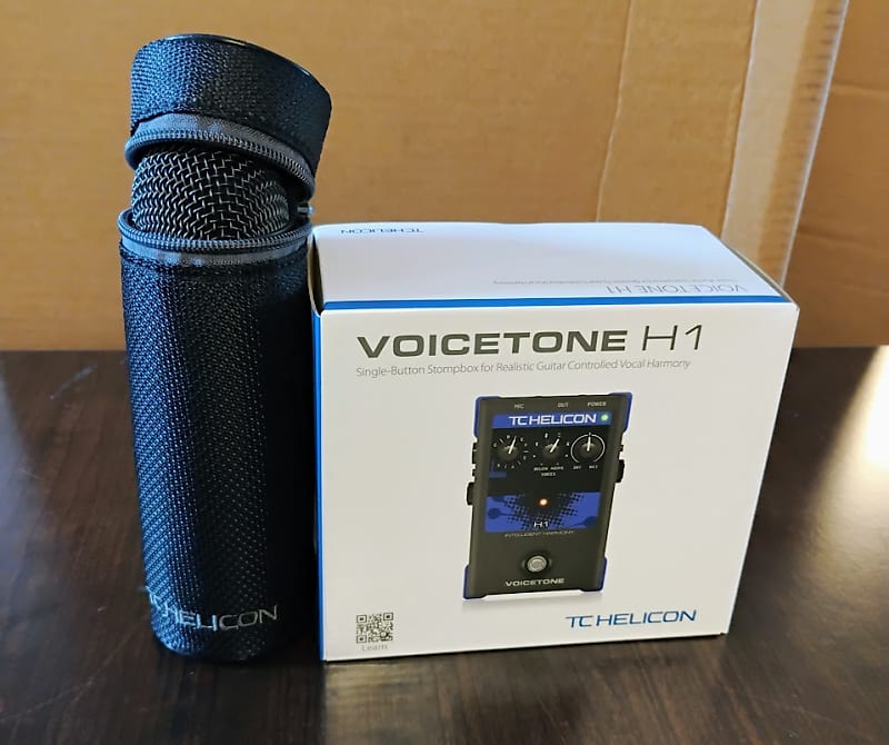 TC Helicon Package Deal - VoiceTone H1 Pedal / MP-85 Vocal Mic - 2011 -  2021 - Black - Mic Case - One Owner - Manual - Original Box | Reverb