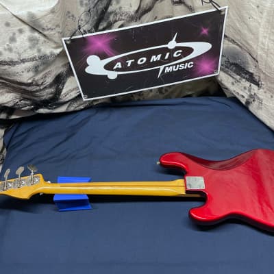 Fender Precision Bass 4-string P-Bass with Case 1990 - 1991 - Candy Apple Red / Maple Fingerboard image 15