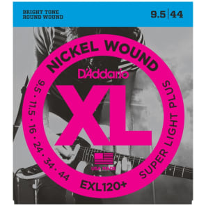 D'Addario EXL120+ Nickel Wound Electric Guitar Strings, Super Light Plus Gauge