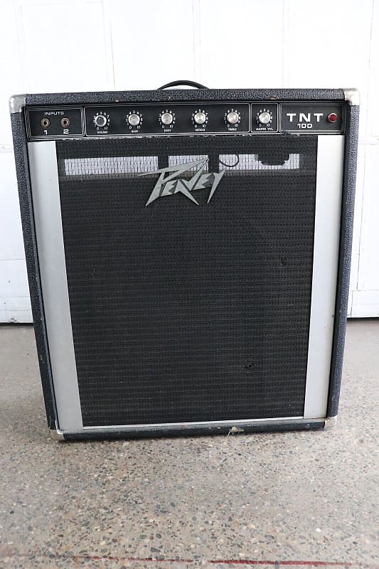 Peavey Usa Tnt 100 Ss Bass Guitar Amp Reverb 7267