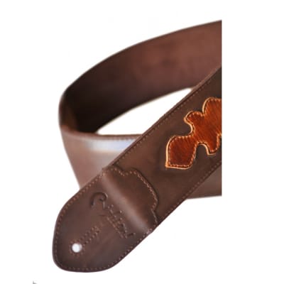 RightOn Arrow Brown Funky Collection Guitar Strap image 2