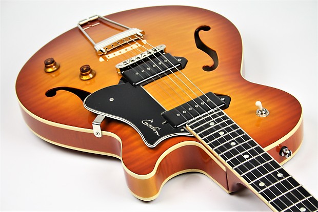 Godin Montreal Premiere P90 Limited Edition Flame W GigBag Free Shipping