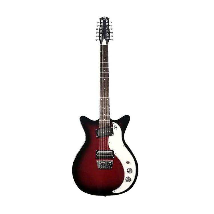 Danelectro D59X 12-String Guitar (Red Burst) image 1