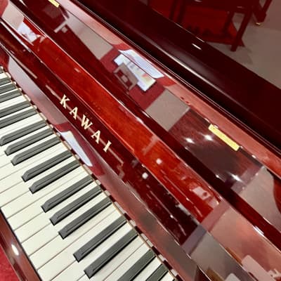 Kawai K500 Upright Piano Sapele Mahogany Polish. 130cm