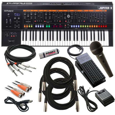 Roland Jupiter-X 61-Key Synthesizer - Cable Kit