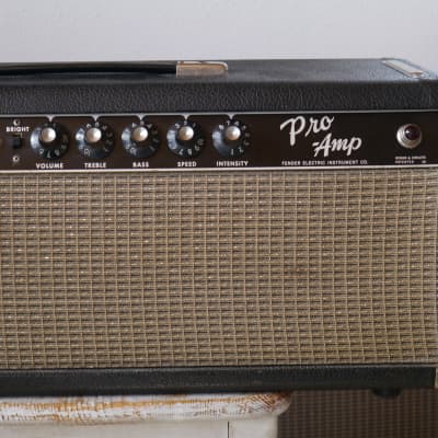 1964 Fender Pro Amp // fully serviced tube amp head // blackface era image 5