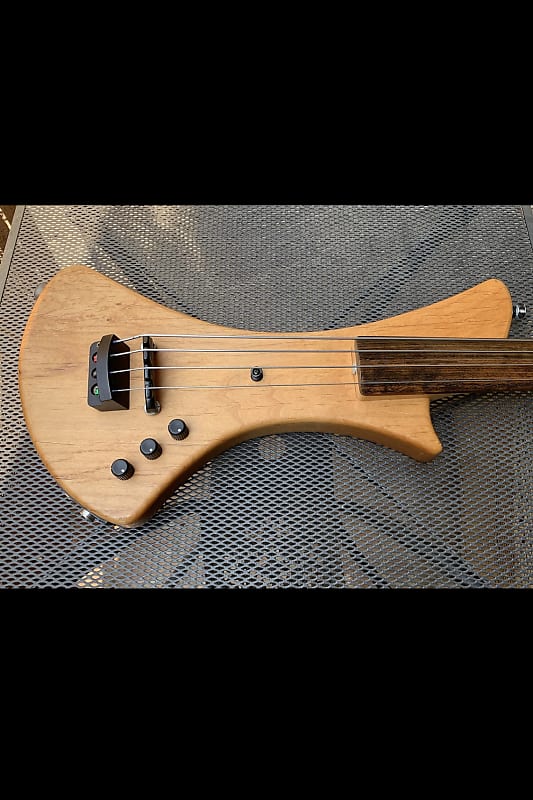 Zeta EUB Electric Upright Bass Guitar Natural | Reverb