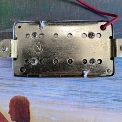 Epiphone  Ibanez  Humbucker pickup Pair HH single conductor Set electric guitar parts - Chrome project image 4