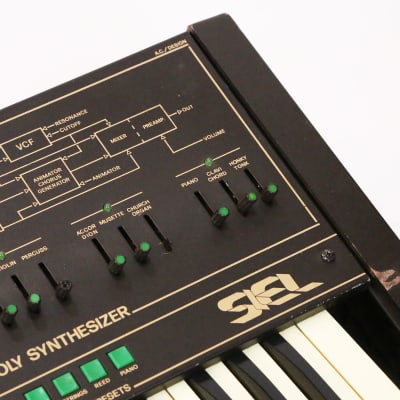 1983 Siel Cruise Vintage Analog Synthesizer Keyboard Rare Mono Synth Poly Hybrid Made in Italy image 11