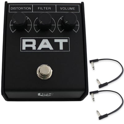 Pro Co Rat 2 Distortion, Fuzz, Overdrive Guitar Effects Pedal w/ (2) Flat Patch for sale
