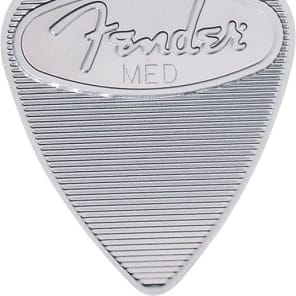 Fender Steel Pick, Medium, 4 Count 2016