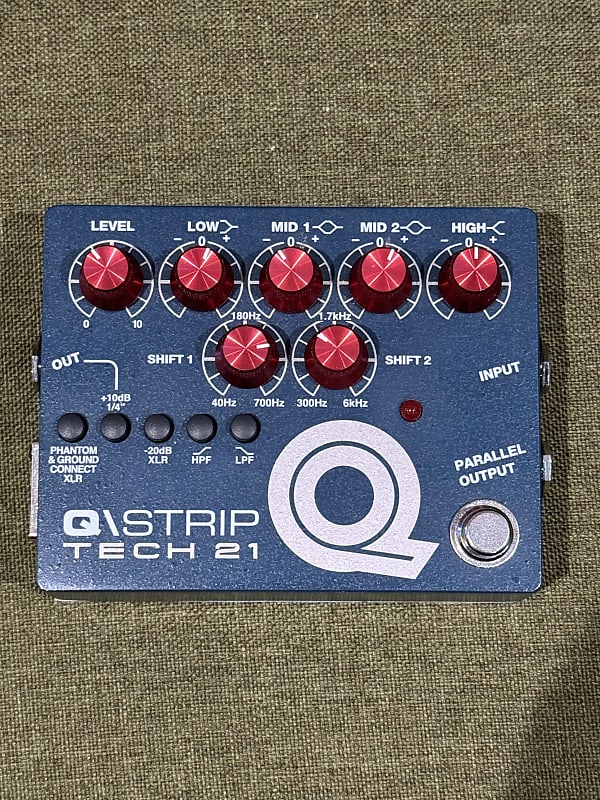 Tech 21 Q\Strip Parametric EQ 2010s Grey Reverb