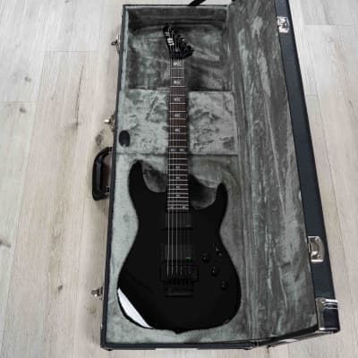 ESP LTD KH-602 Kirk Hammett Signature Guitar, Macassar Ebony Fretboard, Black image 10