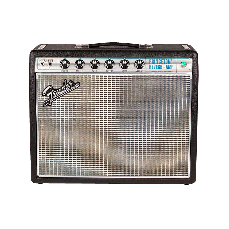 Fender '68 Custom Princeton Reverb 1x10" 12W Tube Combo Amplifier image 1