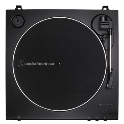 Audio-Technica AT-LP60X-BK Fully Automatic Belt-Drive Stereo Turntable w/ Accessories Bundle image 4