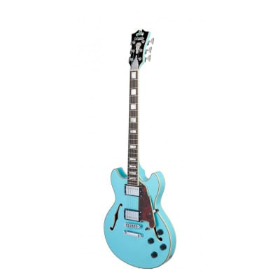 Guitarra Eléctrica D'Angelico Premier Mini DC Sky Blue imagen 5