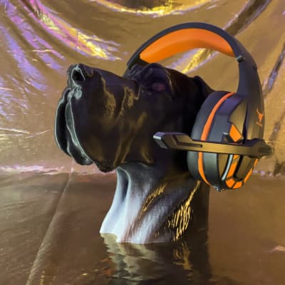Great Dane Headphone Stand! Airbrushed Dog Headset Holder like Mastiff/Pyrenees/Malamute/Wolfhound image 8