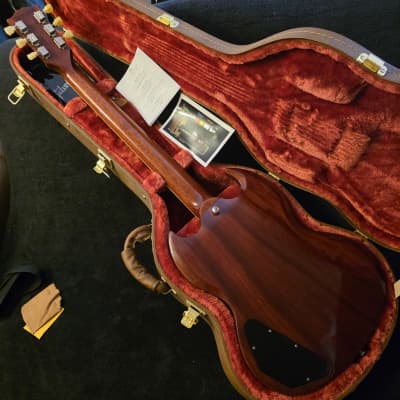 Gibson SG Standard '61 with Sideways Vibrola 2022 - Vintage Cherry image 11