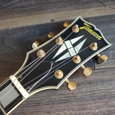 1970's Tomson Japan Les Paul Custom Electric Guitar MIJ (Ebony