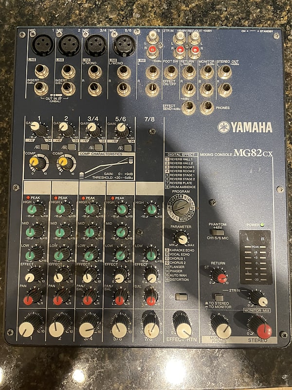 Yamaha MG82CX 8 Channel Mixer | Reverb