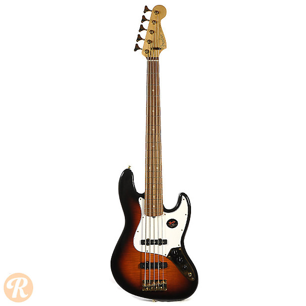 Fender 50th Anniversary Limited Edition Jazz Bass V Sunburst 1996 image 2
