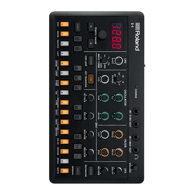 Roland S-1 AIRA Compact Tweak Synth Sound Module with Roland Aira Carrying  Case and Closed-Back Studio Headphones (3 Items)