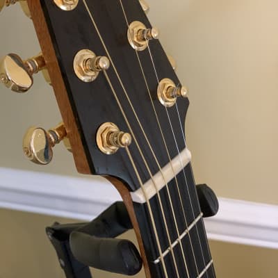 Insanely Gorgeous Hand-Made Small Jumbo Acoustic (Spruce/Claro Walnut) image 6