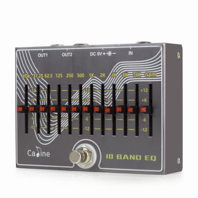 Caline CP-81, 10 Band EQ Plus Volume, Guitar Effect Pedal image 1