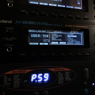 Roland JV-2080 (NEW) Custom Negative Black LED Display ! image 3