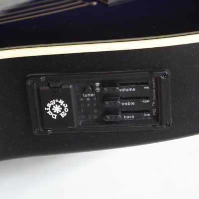 DAISY ROCK DR6221 Pixie blue acoustic electric GUITAR new w/ BAG -Composite Back Blueberry Burst image 7